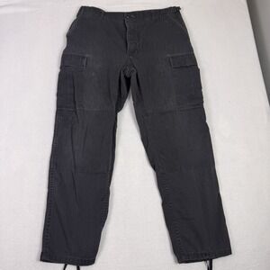 Propper Men's BDU Trousers Combat Cargo Pants Black Large Regular 100% Cotton